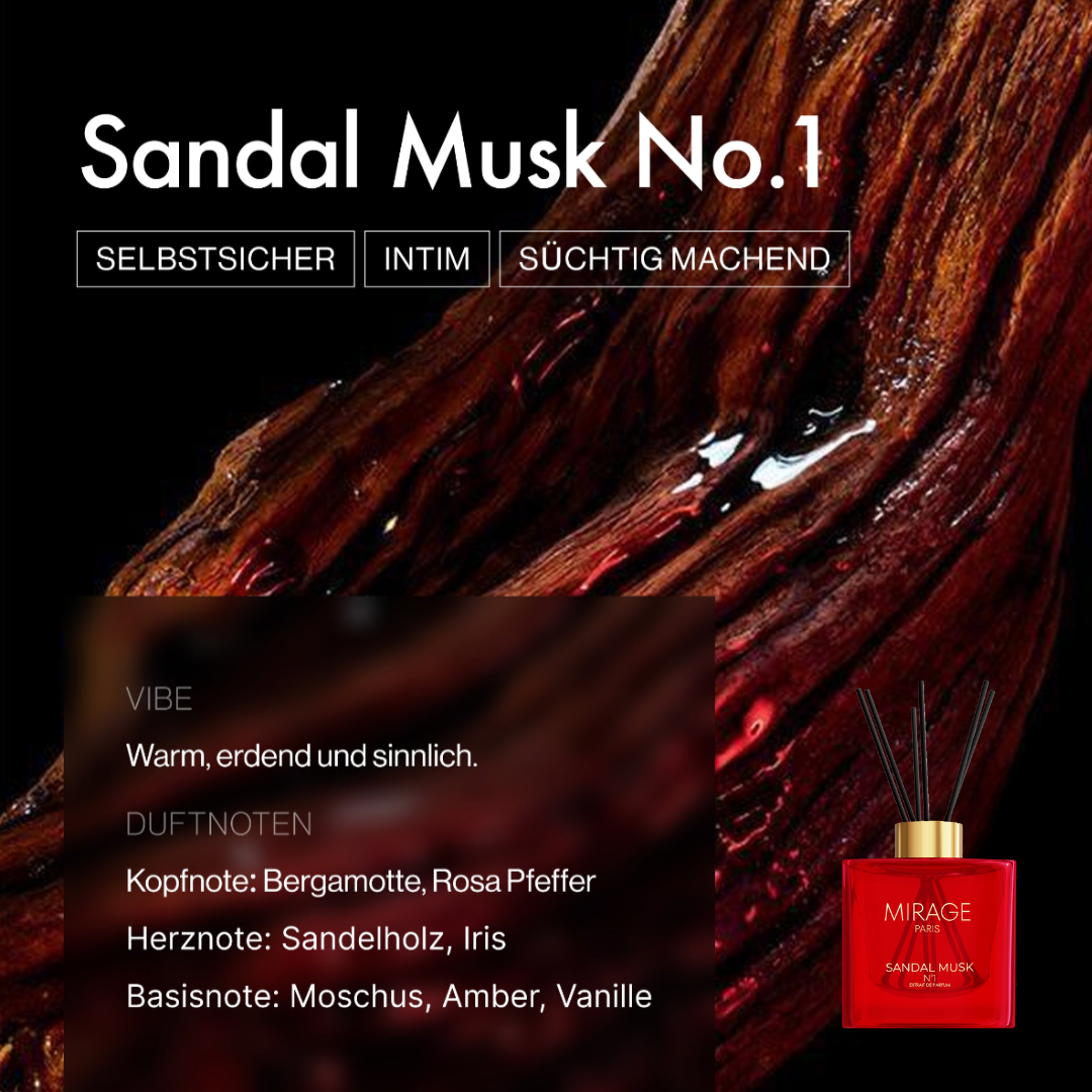 Diffuseur d'ambiance Mirage Musc Santal